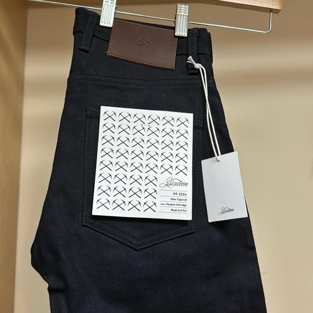 3Sixteen ST-122x shadow selvedge 12oz denim